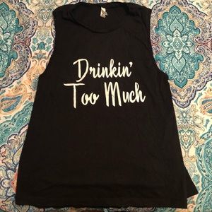 Sam Hunt lyric muscle tank *never worn*